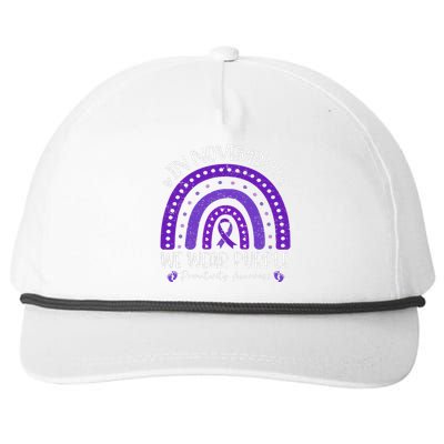 Prematurity Awareness Support In November We Wear Purple Snapback Five-Panel Rope Hat