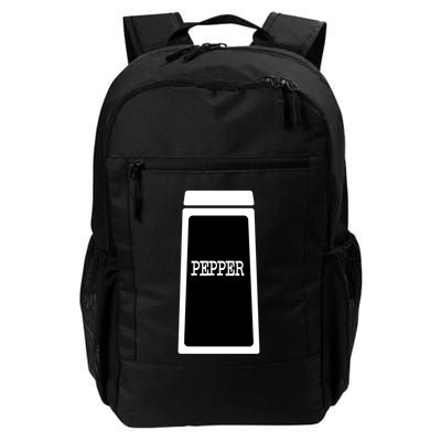 Pepper And Salt Shaker Funny Halloween Matching Couples Gift Backpack