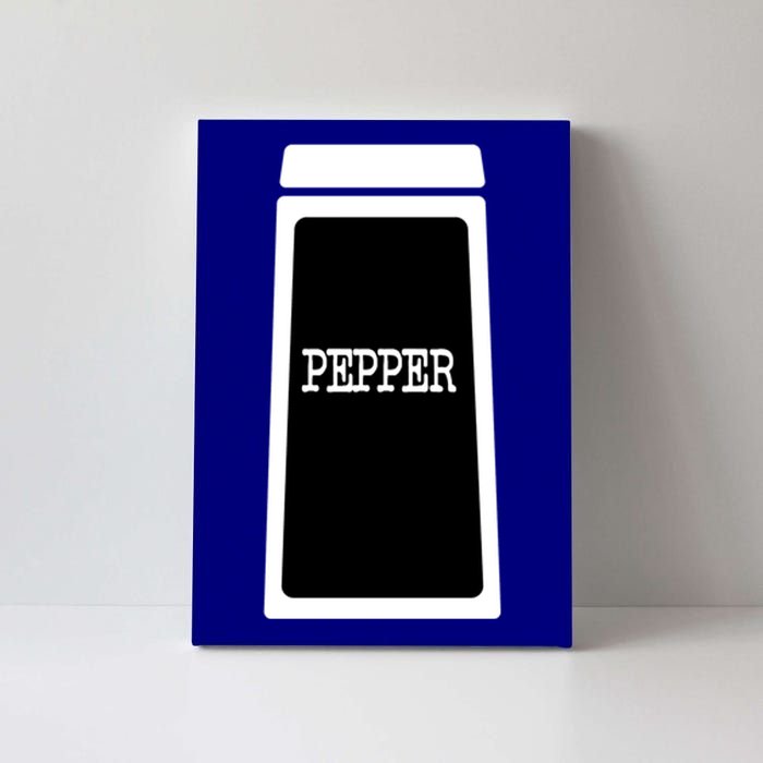 Pepper And Salt Shaker Funny Halloween Matching Couples Gift Canvas