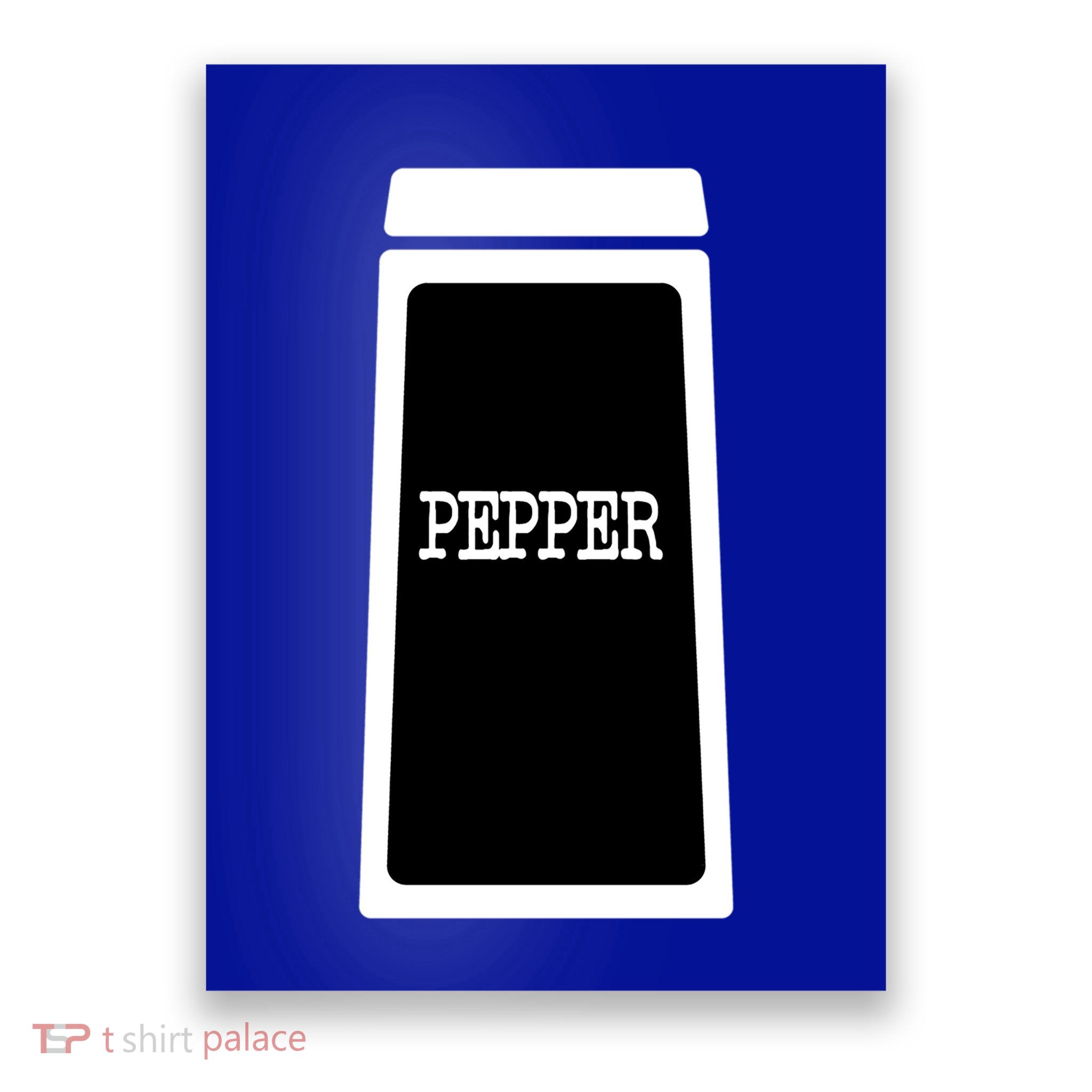 Pepper And Salt Shaker Funny Halloween Matching Couples Gift Poster