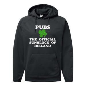 Pubs Arehe Sunblock Of Ireland Drinking Performance Fleece Hoodie