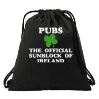 Pubs Arehe Sunblock Of Ireland Drinking Drawstring Bag