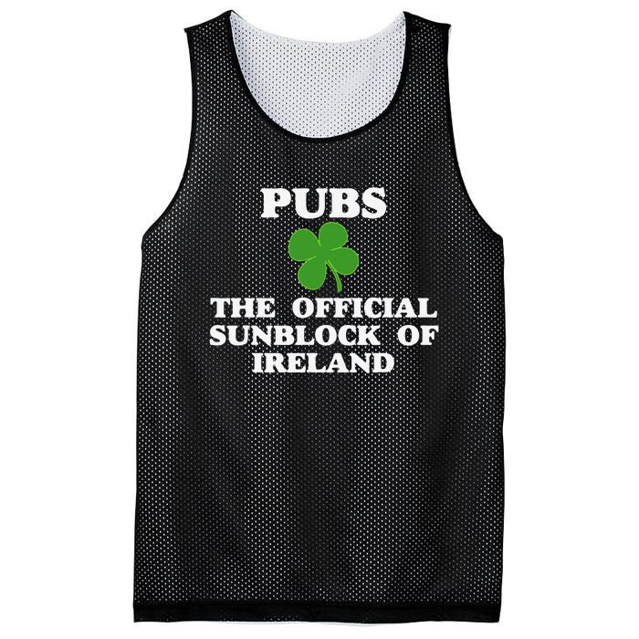 Pubs Arehe Sunblock Of Ireland Drinking Mesh Reversible Basketball Jersey Tank