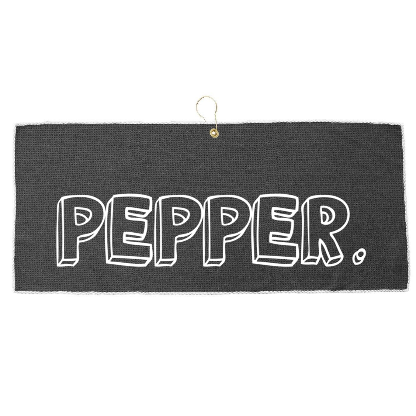Pepper And Salt Pepper Costume Couple Matching Meaningful Gift Large Microfiber Waffle Golf Towel