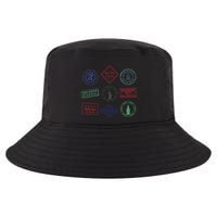 Passport Stamps Travel Cool Comfort Performance Bucket Hat