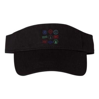 Passport Stamps Travel Visor