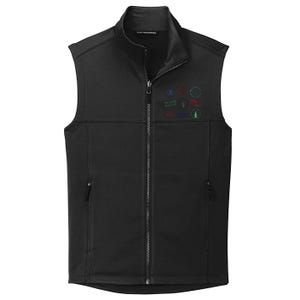 Passport Stamps Travel Collective Smooth Fleece Vest