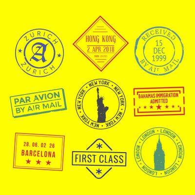 Passport Stamps Travel T-Shirt