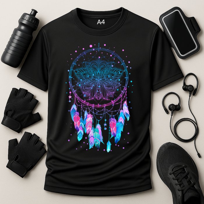 Pastel Dream Catcher Cooling Performance Crew T-Shirt