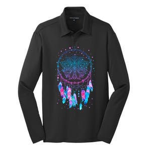 Pastel Dream Catcher Silk Touch Performance Long Sleeve Polo