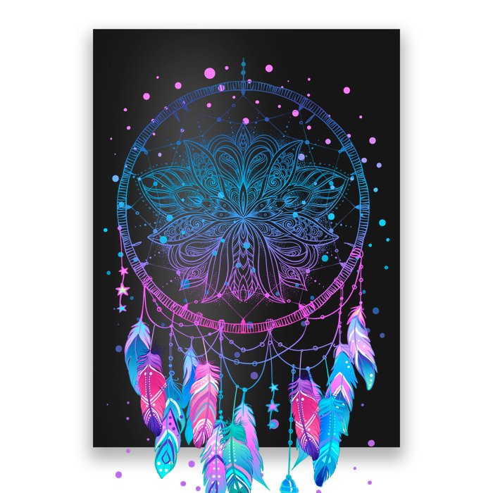 Pastel Dream Catcher Poster