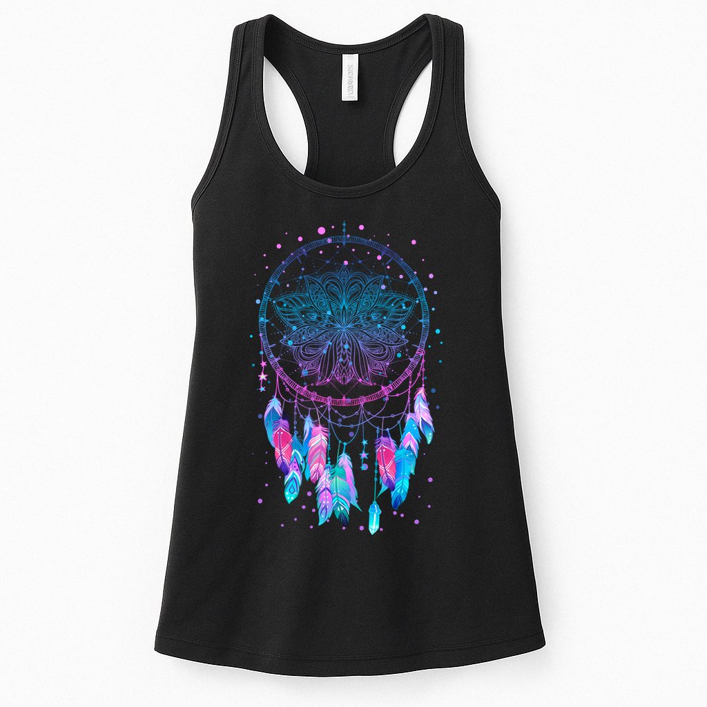 Pastel Dream Catcher Womens Tank Top