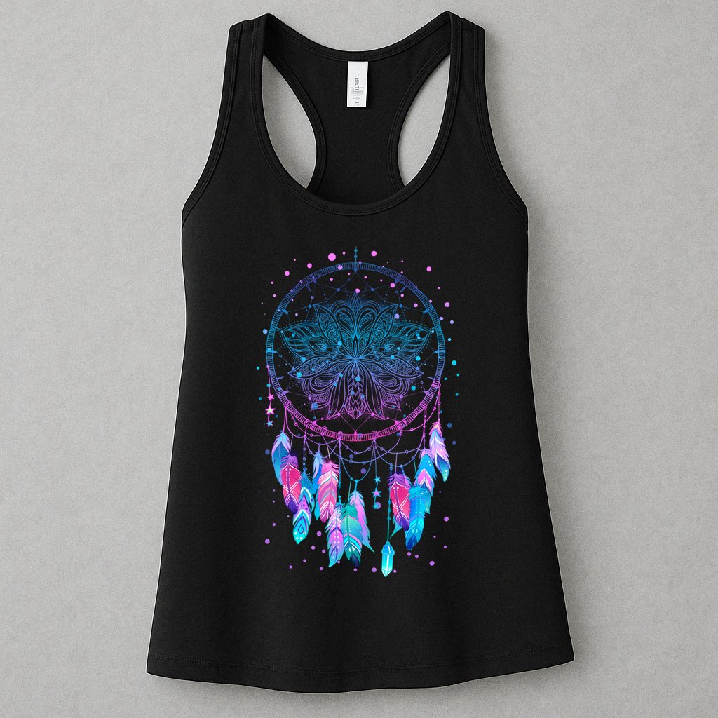 Pastel Dream Catcher Womens Tank Top