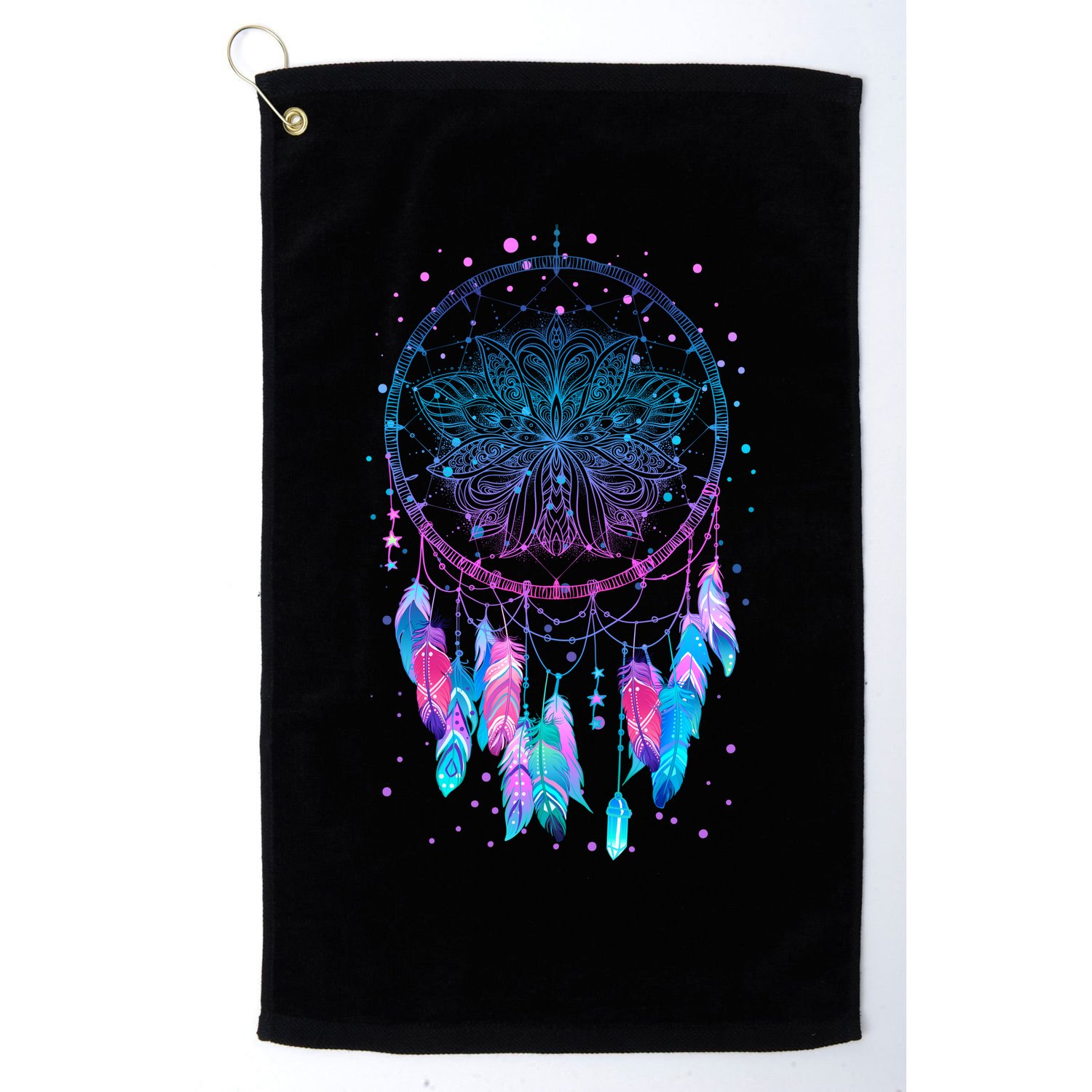 Pastel Dream Catcher Golf Towel