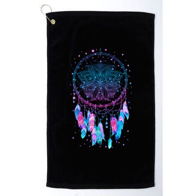 Pastel Dream Catcher Platinum Collection Golf Towel