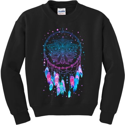 Pastel Dream Catcher Kids Sweatshirt