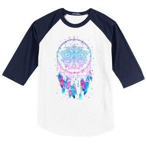 Pastel Dream Catcher Baseball Sleeve Shirt