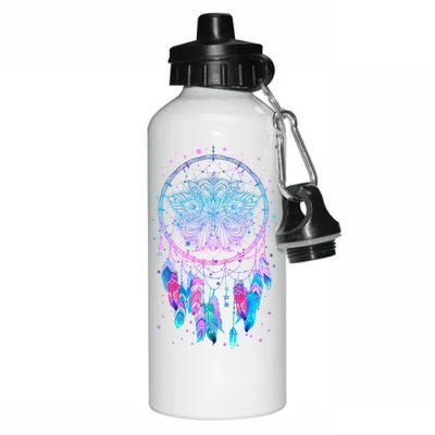 Pastel Dream Catcher Aluminum Water Bottle