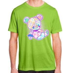 Pastel Kawaii Cute Goth Punk Teddy Bear Adult ChromaSoft Performance T-Shirt