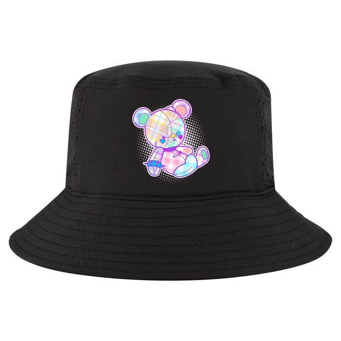 Pastel Kawaii Cute Goth Punk Teddy Bear Cool Comfort Performance Bucket Hat
