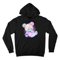 Pastel Kawaii Cute Goth Punk Teddy Bear Hoodie