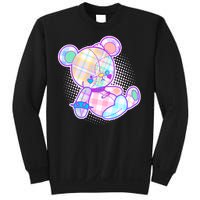 Pastel Kawaii Cute Goth Punk Teddy Bear Sweatshirt