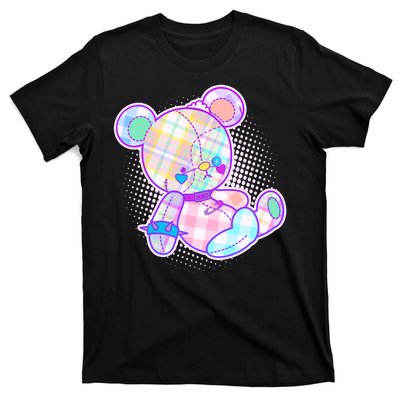 Pastel Kawaii Cute Goth Punk Teddy Bear T-Shirt