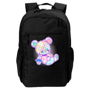 Pastel Kawaii Cute Goth Punk Teddy Bear Daily Commute Backpack