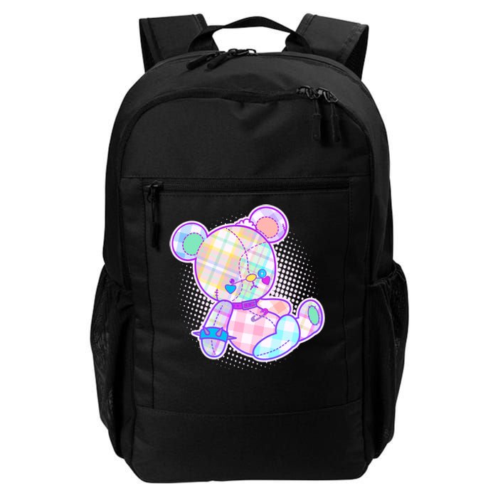 Pastel Kawaii Cute Goth Punk Teddy Bear Daily Commute Backpack