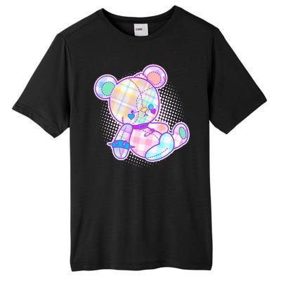 Pastel Kawaii Cute Goth Punk Teddy Bear Tall Fusion ChromaSoft Performance T-Shirt