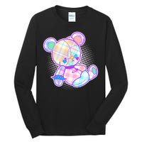 Pastel Kawaii Cute Goth Punk Teddy Bear Tall Long Sleeve T-Shirt