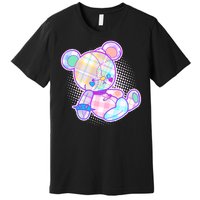 Pastel Kawaii Cute Goth Punk Teddy Bear Premium T-Shirt