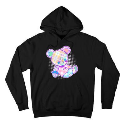 Pastel Kawaii Cute Goth Punk Teddy Bear Tall Hoodie