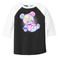 Pastel Kawaii Cute Goth Punk Teddy Bear Toddler Fine Jersey T-Shirt