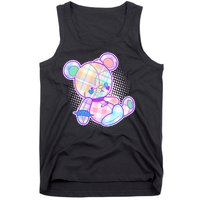 Pastel Kawaii Cute Goth Punk Teddy Bear Tank Top