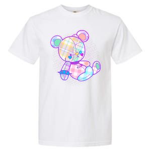 Pastel Kawaii Cute Goth Punk Teddy Bear Garment-Dyed Heavyweight T-Shirt