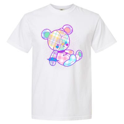 Pastel Kawaii Cute Goth Punk Teddy Bear Garment-Dyed Heavyweight T-Shirt