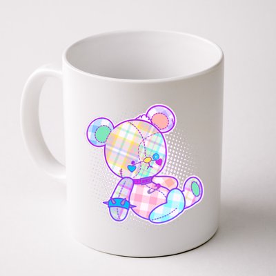 Pastel Kawaii Cute Goth Punk Teddy Bear Coffee Mug