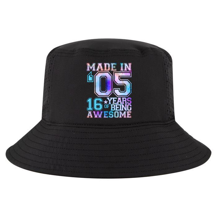 Pastel Made In '05 2005 16 Years of Being Awesome Birthday Cool Comfort Performance Bucket Hat