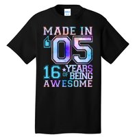 Pastel Made In '05 2005 16 Years of Being Awesome Birthday Tall T-Shirt