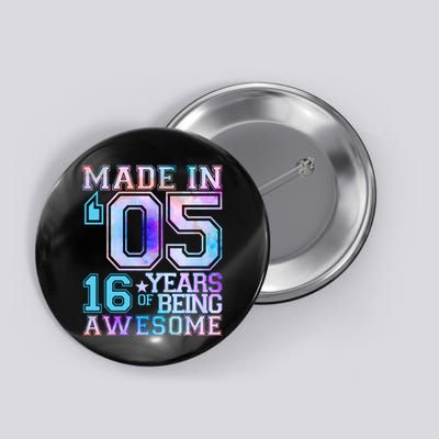 Pastel Made In '05 2005 16 Years of Being Awesome Birthday Button
