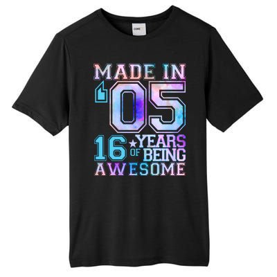 Pastel Made In '05 2005 16 Years of Being Awesome Birthday Tall Fusion ChromaSoft Performance T-Shirt