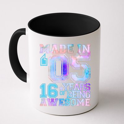 Pastel Made In '05 2005 16 Years of Being Awesome Birthday Mug