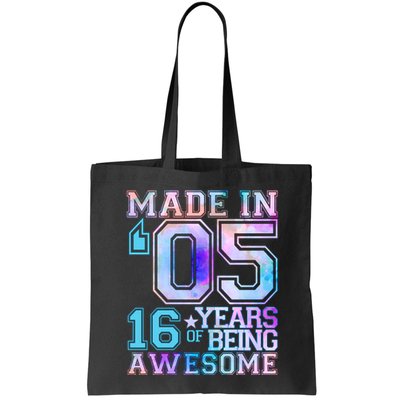 Pastel Made In '05 2005 16 Years of Being Awesome Birthday Bag