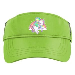 Pastel T-Rex Riding Magical Unicorn Funny Cute Adult Drive Performance Visor