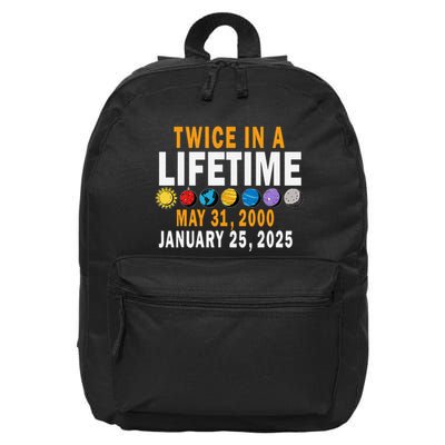 Planetary Alignment Twice In A Lifetime May 2000 Jan 2025 16 in Basic Backpack