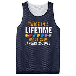 Planetary Alignment Twice In A Lifetime May 2000 Jan 2025 Mesh Reversible Basketball Jersey Tank