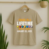 Planetary Alignment Twice In A Lifetime May 2000 Jan 2025 T-Shirt