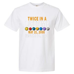 Planetary Alignment Twice In A Lifetime May 2000 Jan 2025 Garment-Dyed Heavyweight T-Shirt