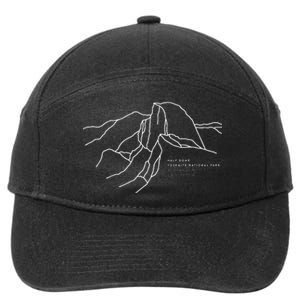 Places Around The World Half Dome Yosemite National Park 7-Panel Snapback Hat